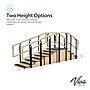 Viva Comfort Wood Physical Therapy Non-Slip Convertible Staircase with Safety Handles, 500 lb Capacity, Oak (ADIME906-02-30)~#|#~1F29863D-3CF7-4FD1-891EE0C0DB6221B3_sc7