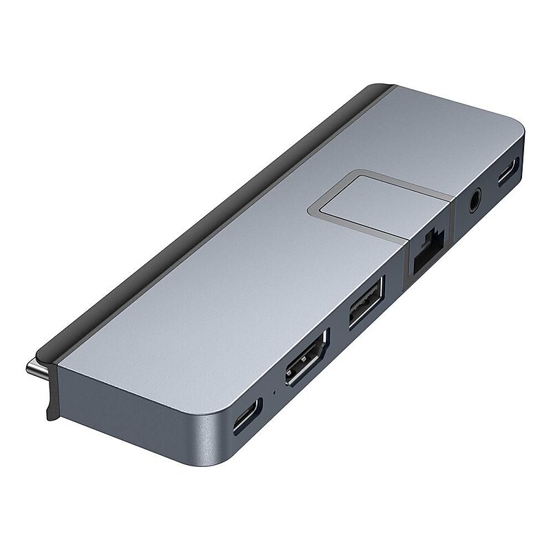 HyperDrive Duo Pro 7-Port USB Type-C Hub, Space Gray (HD575-GRAY) image 1