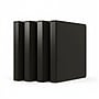 Staples 1" 3-Ring Non-View Binder, Black, 4/Pack (ST26645--4PK-VB)~#|#~1F2FF050-5A76-4483-BDE0A2E34B9FD196_sc7