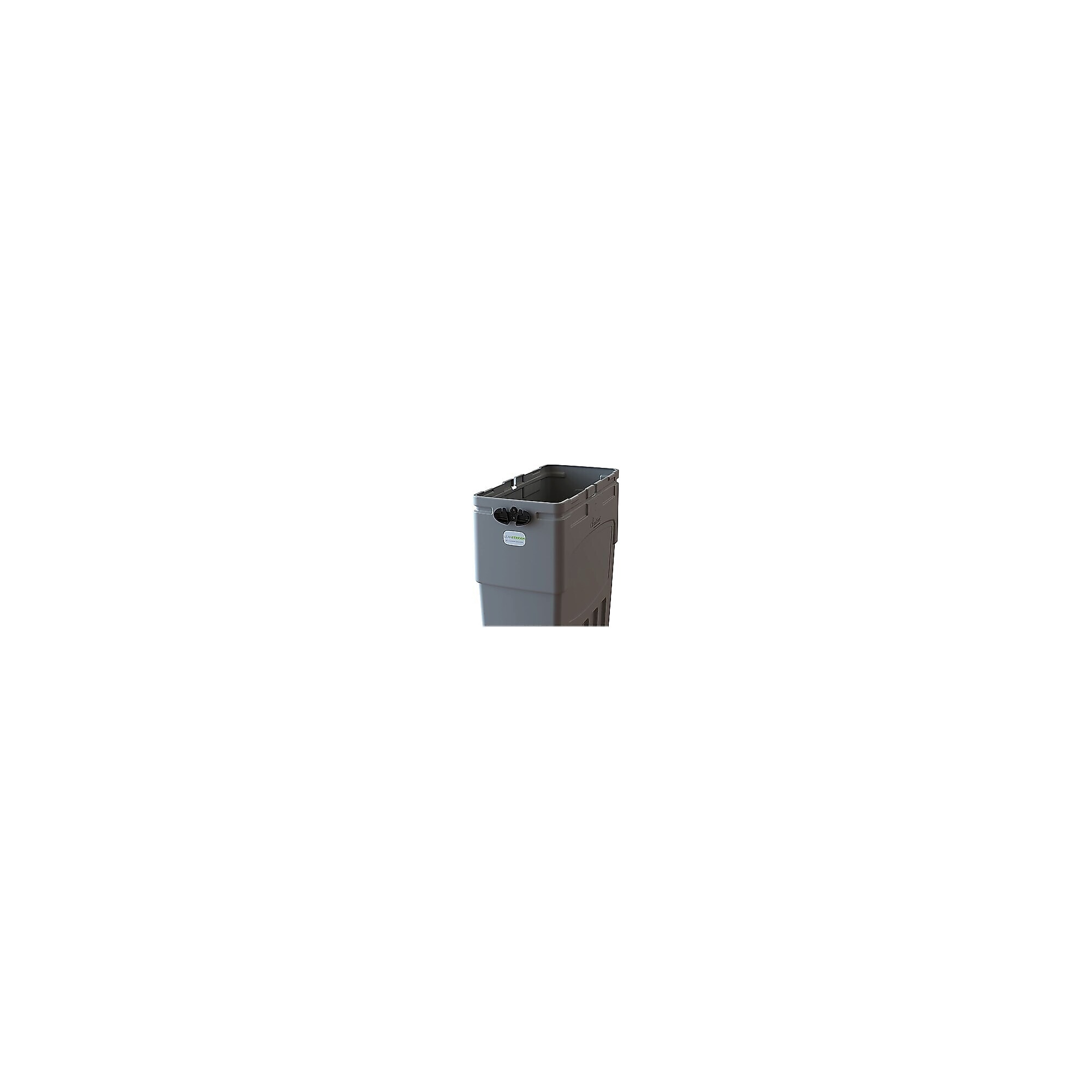 CleanRiver LeanStream Plastic Single-Stream Recycling Station, 23 Gallon, Gray (LS1-005) Sansujyuku sansujyuku.com