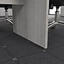 Bush Business Furniture 96W x 42D Boat Shaped Conference Table with Wood Base, Platinum Gray (99TB9642PGK)~#|#~1F33FB32-4BF7-4DDE-9786317412915763_sc7