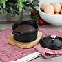 MegaChef Cast Iron 8 Oz. Mini Dutch Oven, Black (935122091M)~#|#~1F37B373-7F9C-4A40-AAA43670AB5CB4D8_sc7