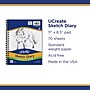 Art1st Sketch Diary 8.5" x 11" Spiral Bound Sketch Book, 70 Sheets/Book (P4794)~#|#~1F3BF506-C396-482A-BCB69755324E4CF5_sc7