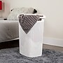 Mind Reader 15.8 Gallon Hamper with Lid, Plastic, White, 3/Pack (3PK60HAMP-WHT)~#|#~1F3D0198-BDB5-44B0-858C111670B435DD_sc7