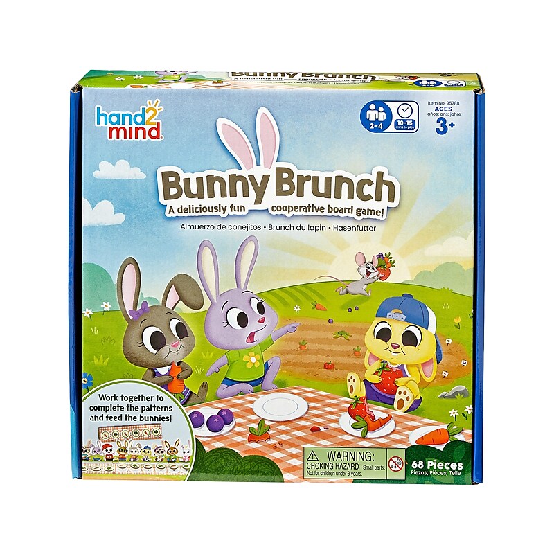 hand2mind Bunny Brunch Board Game (95788) image 1