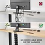 Mount-It! ABS Plastic Cable Organizer System, 50.5", Black (MI-7280)~#|#~1F3EDBE6-905E-4E07-B8771DE0FE3A3CAC_sc7