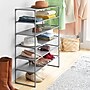 Whitmor Spacemaker 6-Shelf Metal Stand Alone Closet Storage Shelves, 42" x 34" x 11.38", Gunmetal (6262-4993-GM)~#|#~1F42C629-F11E-4AE6-85FF2774832C716B_sc7