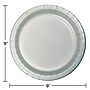 Creative Converting Touch of Color 9" Paper Plates, Shimmering Silver, 240 Plates/Carton (47106B)~#|#~1F438E9D-1018-4CF4-A8D5185E0C28D18E_sc7