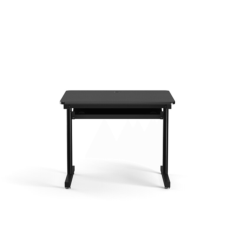 VersaDesk 36"W Basic Computer Table, Black (BCT3630-BB) image 1