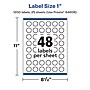Avery Laser/Inkjet Starburst Multipurpose Labels, 1"  Dia, Matte White, 1200/Pack (94606)~#|#~1F4FCE93-5D31-4A6A-B3FA6401C0E9D7BC_sc7