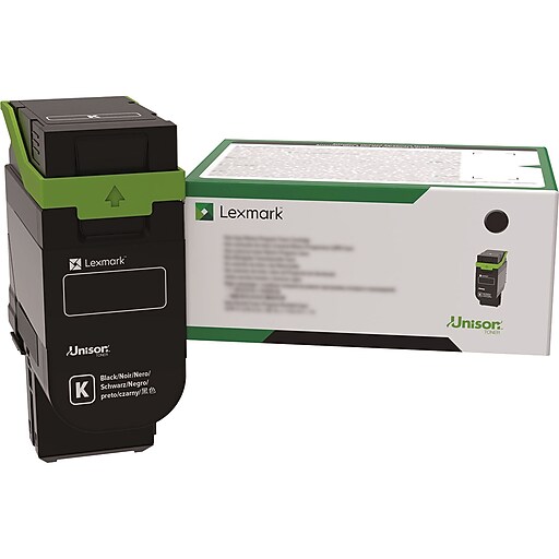 Lexmark 75 Black High Yield Toner Cartridge, Prints Up to 20000