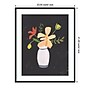Amanti Art Floral on Black II by Pamela Munger Wood Framed Wall Art Print, 33" x 41" (A42677336409)~#|#~1F5046CA-1D5A-4B4C-846440AD993C109E_sc7