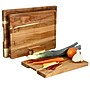MegaChef Acacia Wood Cutting Board Set with Base~#|#~1F5155FB-D16D-452F-AB10A49B605F7DE0_sc7