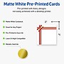 Avery Gold-Red Gift Bow Matte Blank Card, White, 120/Pack (S00-FFX)~#|#~1F56405D-20DD-4BAB-A3C6CE87506EC523_sc7