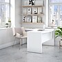 Bush Business Furniture Echo 60"W L Shaped Bow Front Desk, Pure White (ECH025PW)~#|#~1F5B1C8C-EEB2-4AFC-AB55612A8EDAD701_sc7