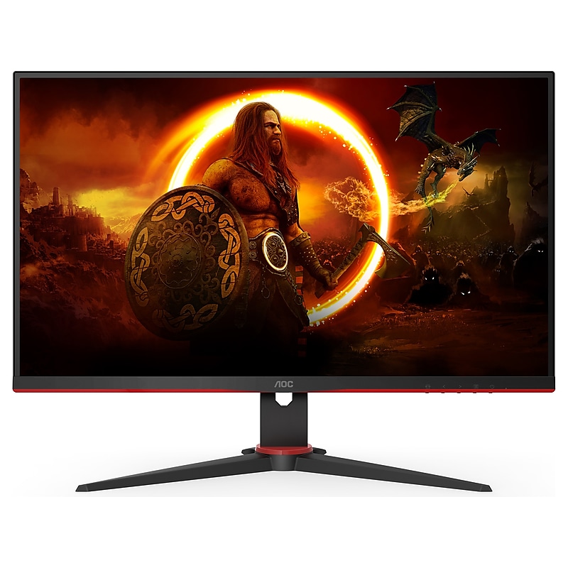 AOC 27" 240 Hz LED Gaming Monitor, Red/Black (27G2Z) image 1