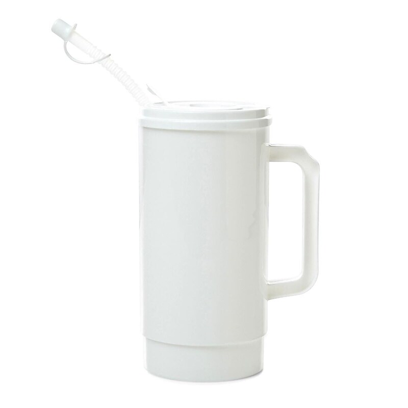 Medline Insulated Carafes, White, 32 Oz., 48/Pack (DYC80551) image 1