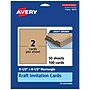 Avery Integrated Cards, 5.5" x 8.5", Matte Kraft Brown, 100/Box (95279)~#|#~1F62DC16-5F92-4AA9-907005EA21FA8C35_sc7
