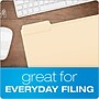 Pendaflex Essentials File Folders, 1/3-Cut Tab, Letter Size, Manila, 100/Box (752 1/3)~#|#~1F62E920-5141-448D-BEA0E85BD0E70972_sc7