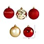 Nearly Natural Holiday Shatterproof Gold Christmas Tree Ornament Box Set, 80mm, 40/Set (D1000-GL)~#|#~1F635D2C-A0A3-47D1-9C2EF2E7B9D4AD61_sc7
