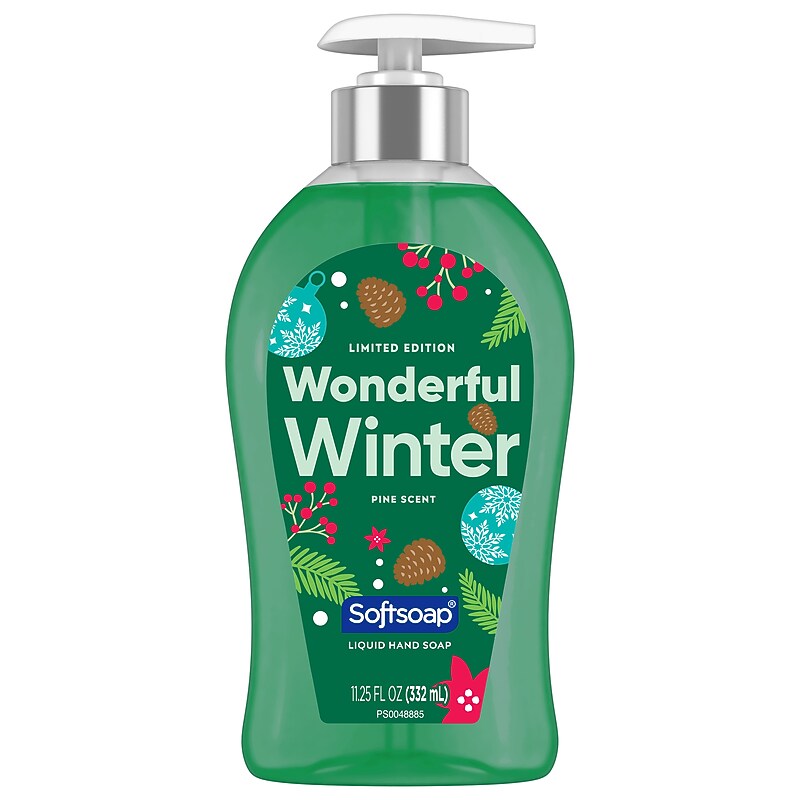 Softsoap Limited Edition Wonderful Winter Liquid Hand Soap, Pine Scent, 11.25 fl oz. (61023766) image 1