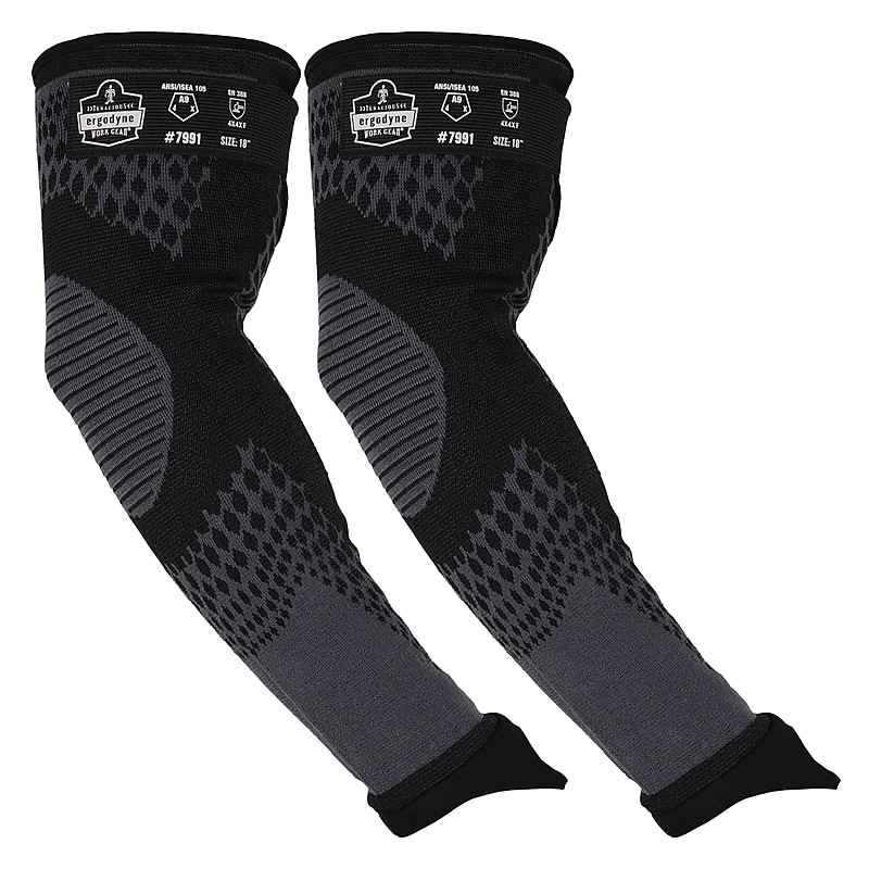 Ergodyne ProFlex 7991 Cut-Resistant Protective Arm Sleeves - ANSI/ISEA 105-2016 A9, EN388: 4X4XF, 18" (17998) image 1