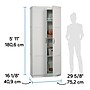 Sauder Select 71"H Storage Cabinet, White (419636)~#|#~1F669842-356C-4867-8A16E3468BF97E1C_sc7