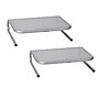 Mind Reader Ventilated Desktop Organizer Monitor Stand, Silver, 2/Pack (2METMONST-SIL)~#|#~1F670707-A798-4B50-8595750B2B0C8F98_sc7