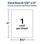 Avery Integrated Cards, 8.5" x 11", Glossy White, 10/Pack (95282)~#|#~1F67BECB-F655-4BD4-AE3874E183C47E6D_sc7