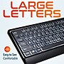 Delton KB20 Large Button/Key Keyboard with Backlight, Black (DBKBG20)~#|#~1F6B54D8-72CD-4153-8FD36C6B94114D65_sc7