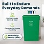 Alpine Industries Plastic Trash Can with Dolly, 23 Gallon, Assorted Colors, 3/Pack (477-PKD1)~#|#~1F6E880F-28AB-41D7-A144AA2C0FBFE8AF_sc7