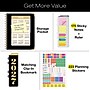 2027 Excello Brands 9" x 11" Weekly & Monthly Standard Planner, Paperboard Cover, Black/Gold (FSHN-CY27-8511-12)~#|#~1F6F9212-D76F-4D0B-9188E956159AE540_sc7