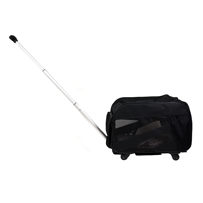 Dbest Smart Cart Pet Carrier with Wheels, Black (08-043) image 1