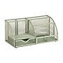 Staples 7-Compartment Metal Mesh Desk Organizer, Sage Green (ST63825)~#|#~1F72F8F7-49F8-4F24-9062C8630B82B495_sc7