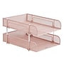 Mind Reader 2-Compartment Stackable Metal Tray, Pink (CSTACK2-PNK)~#|#~1F75D4FC-F7A7-4D1D-8823AE38351A8B62_sc7