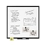 U Brands Magnetic Painted Steel Dry-Erase Whiteboard, Aluminum Frame, 3' x 3' (3010U00-01)~#|#~1F775376-3575-4513-91B87FDC804D6CA9_sc7