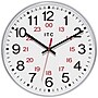 Infinity Instruments Prosaic 12" Quartz Wall Clock, Plastic Case, Battery Powered (90/1224-1SV)~#|#~1F786275-A487-4503-888CED98841DF830_sc7