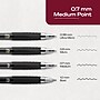 uniball 207 Retractable Gel Pens, Medium Point, 0.7mm, Black Ink, 8/Pack (1756584)~#|#~1F7C08C0-F6A9-467C-B45FC9855337DCAA_sc7