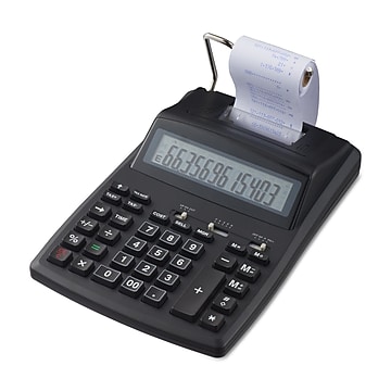 Casio HR-170RC 12-Digit Desktop Printing Calculator, Black Casio HR-170RC 12-Digit Desktop Printing Calculator, Black