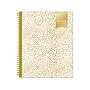 2025 Blue Sky Day Designer Gold Spotty 8.5" x 11" Weekly Planner, Plastic Cover, Gold/White (148132)~#|#~1F82CDF0-EAE0-4E07-99A30B2791E4FF2B_sc7