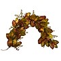 Nearly Natural 6' Autumn Magnolia Leaf and Berries Artificial Garland (4497)~#|#~1F86D734-6071-4ADD-811E5B182E671B83_sc7