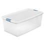 Sterilite 106 Quart Latching Storage Bin with Lid, Plastic, White (14998004)~#|#~1F889937-A64E-4711-9509F9A02BB39547_sc7