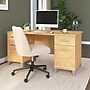 Bush Home Somerset 60" W Office Computer Desk with Drawers, Maple Cross (WC81428K)~#|#~1F89558B-0F3D-4ADB-B754FA76D483DD1F_sc7