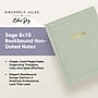 Blue Sky Sincerely Jules 8" x 10" Undated Planner, Sage (162406)~#|#~1F8DAA17-825F-4C70-B2269A8B8173D8EB_sc7
