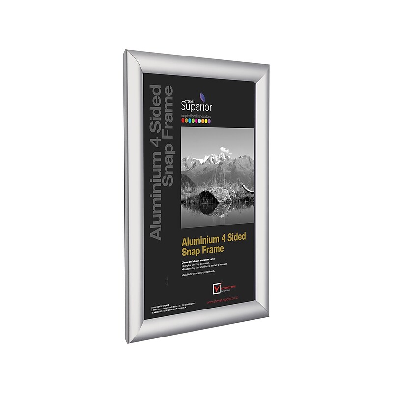 Seco 12" x 18" Aluminum Picture Frame, Silver (SN1218-SV) image 1
