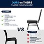 Flash Furniture HERCULES™ 19 1/4"H Vinyl Black Frame Trapezoidal Back Banquet Chair, Black, 4/Pack (4FDBHF1BKBK)~#|#~1F8E9C9C-11B4-40EA-B69BC2C0FFC4B18B_sc7