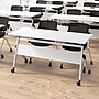 Bush Business Furniture Envision 60"W Foldable Training Room Table with 2 Chairs, White (NVS007WH)~#|#~1F9500ED-A788-4891-9C2FA06C1AEC1898_sc7