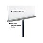 Azar Sign Holder, 12" x 56.5", Vertical, Freestanding, Clear/Silver, Acrylic (300863)~#|#~1F969E4C-F985-49E2-A03FC6B6259DBF54_sc7