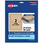 Avery Integrated Cards, 5" x 7", Matte Kraft Brown, 50/Pack (95349)~#|#~1F996FE2-6503-4C65-AE9E943F0D2153A2_sc7