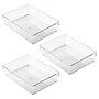 iDESIGN 3-Piece Plastic Drawer Organizer, Clear (28002M3)~#|#~1F9B9B6B-3354-433D-80DAFF142658A243_sc7